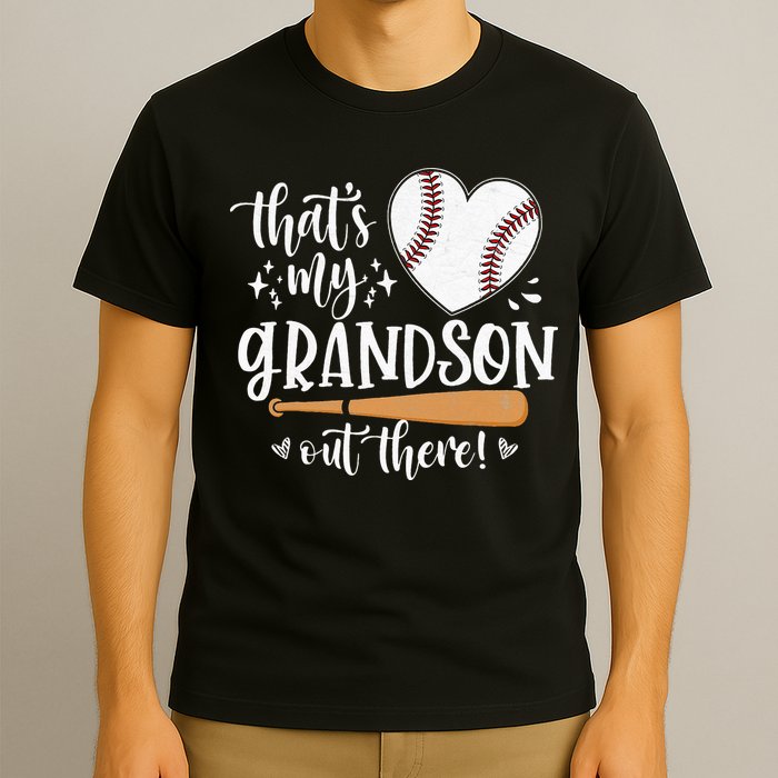 That's My Grandson Out There Baseball Grandma Mother's Day T-Shirt