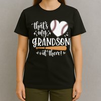 That's My Grandson Out There Baseball Grandma Mother's Day T-Shirt