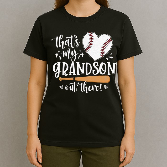 That's My Grandson Out There Baseball Grandma Mother's Day T-Shirt