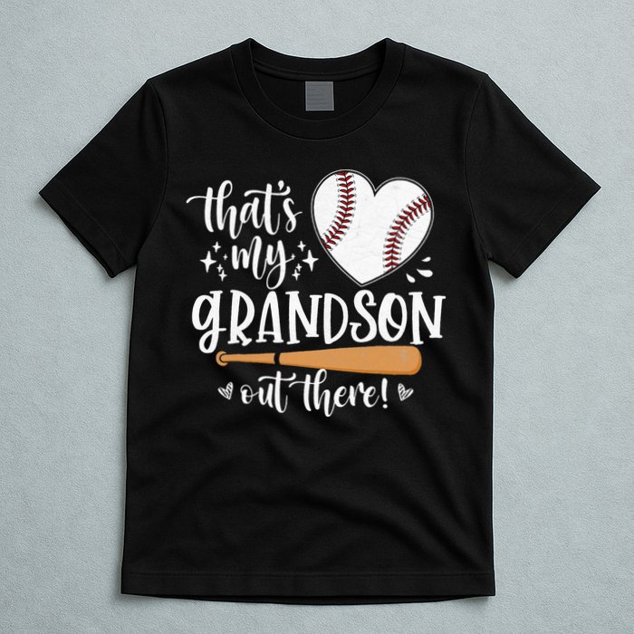 That's My Grandson Out There Baseball Grandma Mother's Day T-Shirt