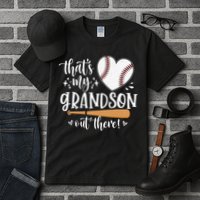 That's My Grandson Out There Baseball Grandma Mother's Day Tall T-Shirt