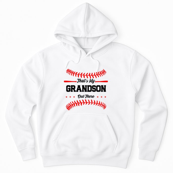 ThatS My Grandson Out There Wo Baseball Grandma Hoodie