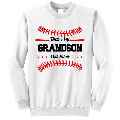 ThatS My Grandson Out There Wo Baseball Grandma Sweatshirt