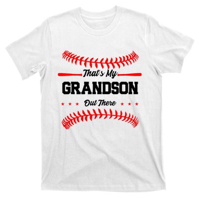 ThatS My Grandson Out There Wo Baseball Grandma T-Shirt