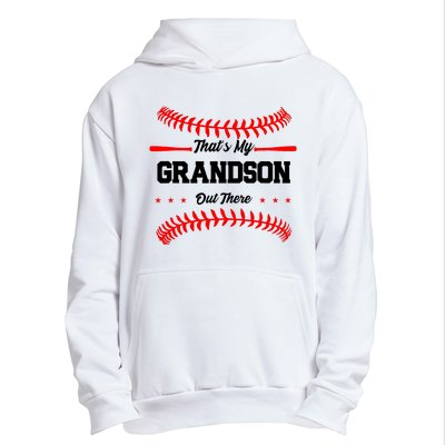 ThatS My Grandson Out There Wo Baseball Grandma Urban Pullover Hoodie