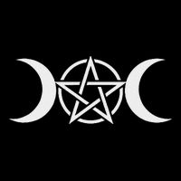 Triple Moon Goddess Pentacle Pagan Wiccan Cooling Performance Crew T-Shirt