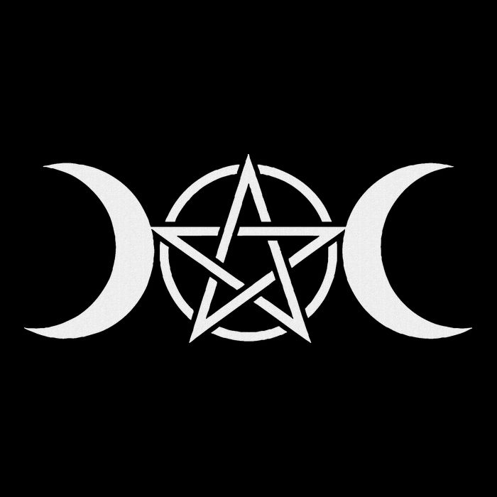 Triple Moon Goddess Pentacle Pagan Wiccan Cooling Performance Crew T-Shirt