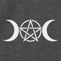 Triple Moon Goddess Pentacle Pagan Wiccan Vector Backpack