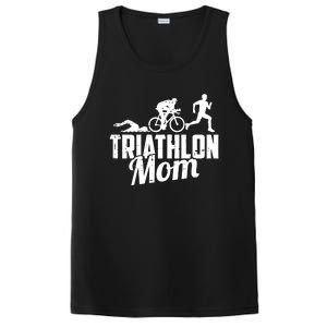 Triathlon Mom Gift Cycling Running Swimming Triathlete Meaningful Gift PosiCharge Competitor Tank