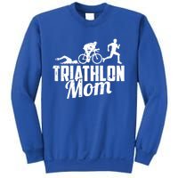 Triathlon Mom Gift Cycling Running Swimming Triathlete Meaningful Gift Sweatshirt