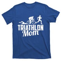 Triathlon Mom Gift Cycling Running Swimming Triathlete Meaningful Gift T-Shirt