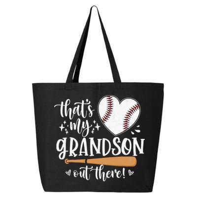 That's My Grandson Out There Baseball Grandma Mother's Day 25L Jumbo Tote
