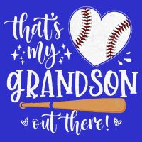 That's My Grandson Out There Baseball Grandma Mother's Day 16 in Basic Backpack
