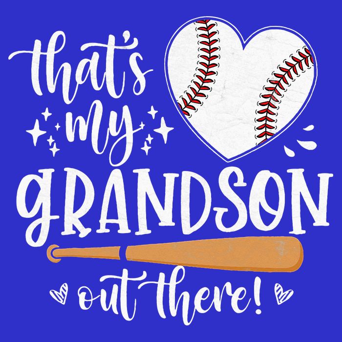 That's My Grandson Out There Baseball Grandma Mother's Day 16 in Basic Backpack