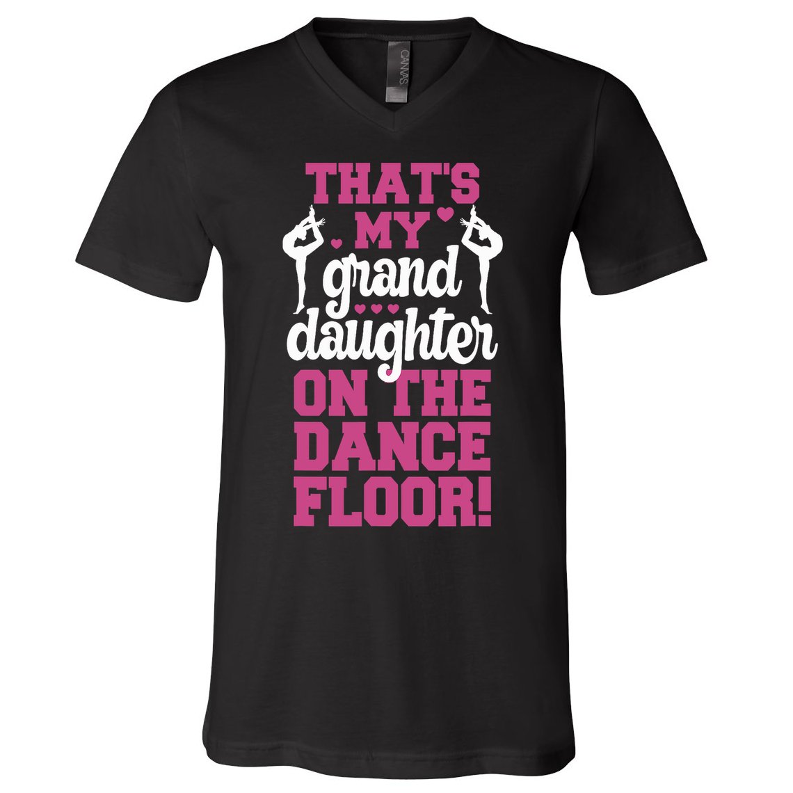 ThatS My Granddaughter On The Dance Floor V-Neck T-Shirt