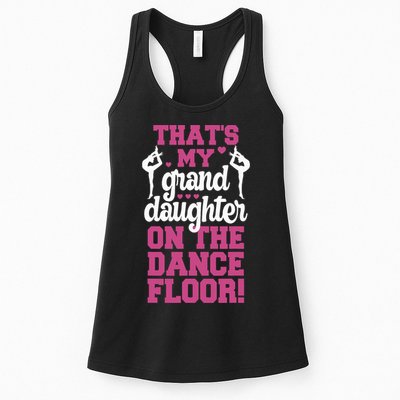 ThatS My Granddaughter On The Dance Floor Womens Tank Top