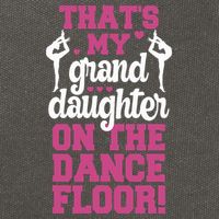 ThatS My Granddaughter On The Dance Floor Cotton Canvas Backpack