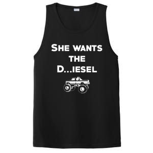 Truck Meme Gift She Wants The D Dick Diesel Truck Gift Great Gift PosiCharge Competitor Tank