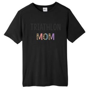 Triathlon Mom Gift Triathlete Gift Funny Triathlon Gift Tall Fusion ChromaSoft Performance T-Shirt