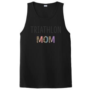 Triathlon Mom Gift Triathlete Gift Funny Triathlon Gift PosiCharge Competitor Tank