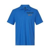 Triathlon Mom Gift Triathlete Gift Funny Triathlon Gift Softstyle Adult Sport Polo