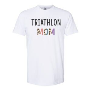 Triathlon Mom Gift Triathlete Gift Funny Triathlon Gift Softstyle CVC T-Shirt