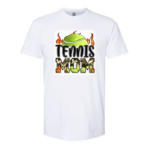 Tennis Mom Gift Camouflage Tennis Mom Gift Softstyle CVC T-Shirt