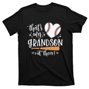 That's My Grandson Out There Baseball Grandma Mother's Day T-Shirt