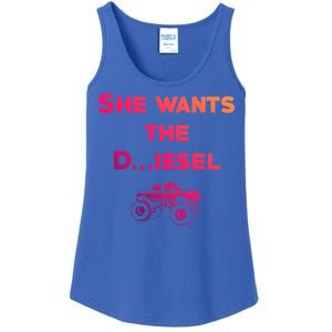 Truck Meme Gift She Wants The D Dick Diesel Truck Cool Gift Great Gift Ladies Essential Tank