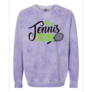 Tennis Mom Gift For Tennis Playing Mom Gift Tennis Gift Colorblast Crewneck Sweatshirt