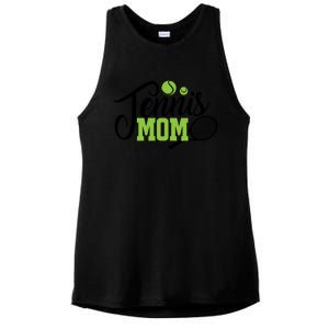 Tennis Mom Gift For Tennis Playing Mom Gift Tennis Gift Ladies PosiCharge Tri-Blend Wicking Tank