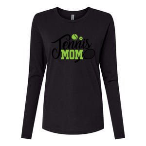 Tennis Mom Gift For Tennis Playing Mom Gift Tennis Gift Womens Cotton Relaxed Long Sleeve T-Shirt