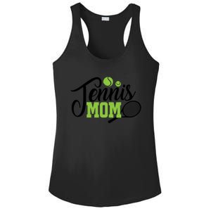 Tennis Mom Gift For Tennis Playing Mom Gift Tennis Gift Ladies PosiCharge Competitor Racerback Tank