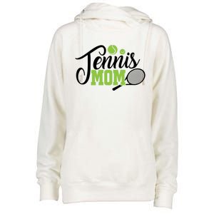 Tennis Mom Gift For Tennis Playing Mom Gift Tennis Gift Womens Funnel Neck Pullover Hood