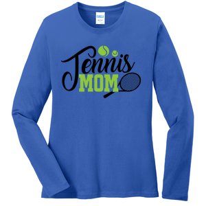 Tennis Mom Gift For Tennis Playing Mom Gift Tennis Gift Ladies Long Sleeve Shirt