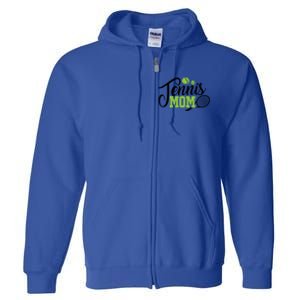 Tennis Mom Gift For Tennis Playing Mom Gift Tennis Gift Full Zip Hoodie