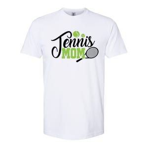 Tennis Mom Gift For Tennis Playing Mom Gift Tennis Gift Softstyle CVC T-Shirt