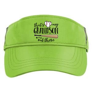 That's My Grandson Out There Baseball Adult Drive Performance Visor