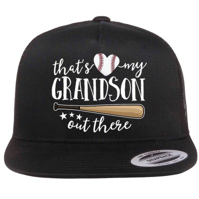 That's My Grandson Out There Baseball Flatbill Hat