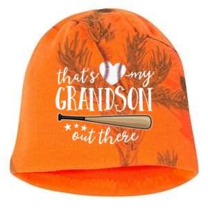 That's My Grandson Out There Baseball Kati - Camo Knit Beanie