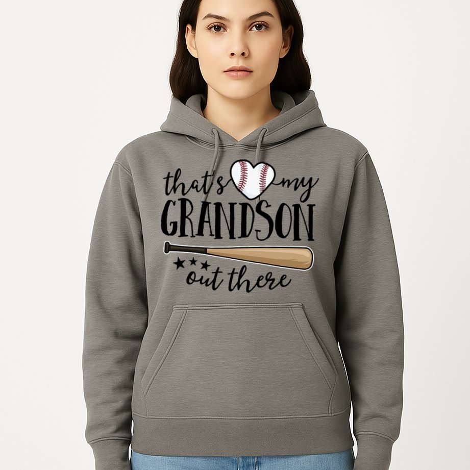 That's My Grandson Out There Baseball Hoodie