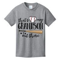 That's My Grandson Out There Baseball Kids T-Shirt