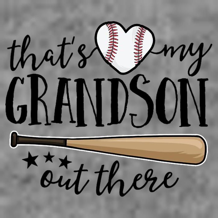That's My Grandson Out There Baseball Kids T-Shirt