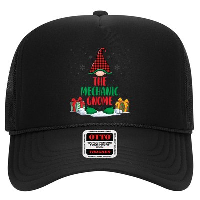 The Mechanic Gnome Xmas Holiday Auto Repairman Christmas Trucker Hat