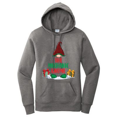 The Mechanic Gnome Xmas Holiday Auto Repairman Christmas Women's Pullover Hoodie