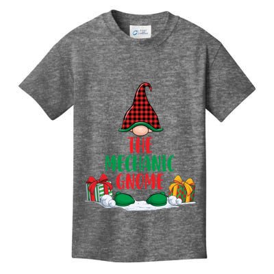 The Mechanic Gnome Xmas Holiday Auto Repairman Christmas Kids T-Shirt