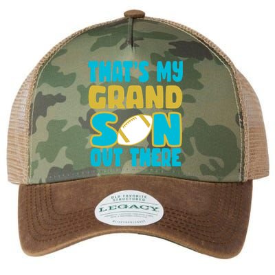 That's My Grandson Out There Football Legacy Tie Dye Trucker Hat