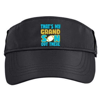 That's My Grandson Out There Football Adult Drive Performance Visor