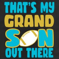 That's My Grandson Out There Football Adult Drive Performance Visor