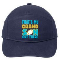 That's My Grandson Out There Football 7-Panel Snapback Hat